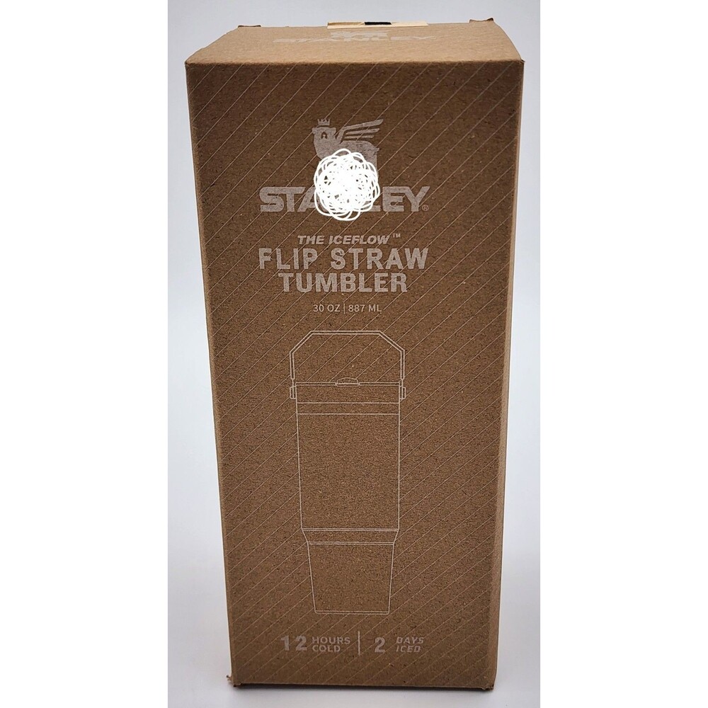 Stanely The 30oz Multi Striped ~ Flip Straw Tumbler ~ New in Box - Picture 16 of 16